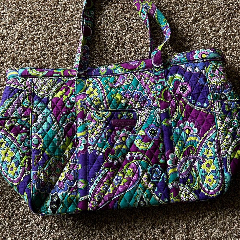 Vera Bradley Multicolor Paisley Tote